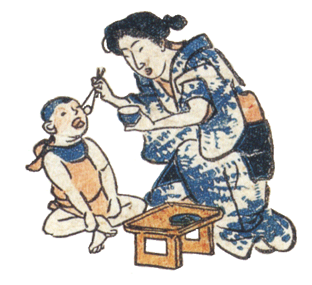 ��e���q���ɔ��ŐH�ו���^���Ă���