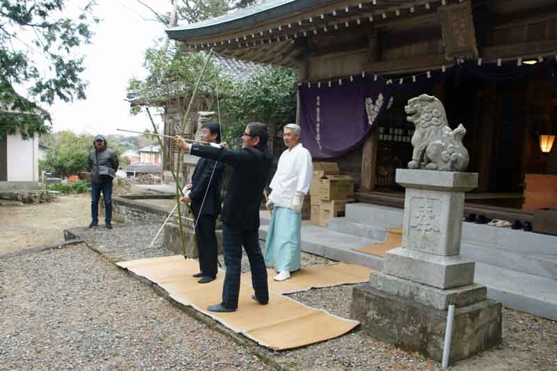 弓の扱いリハ
