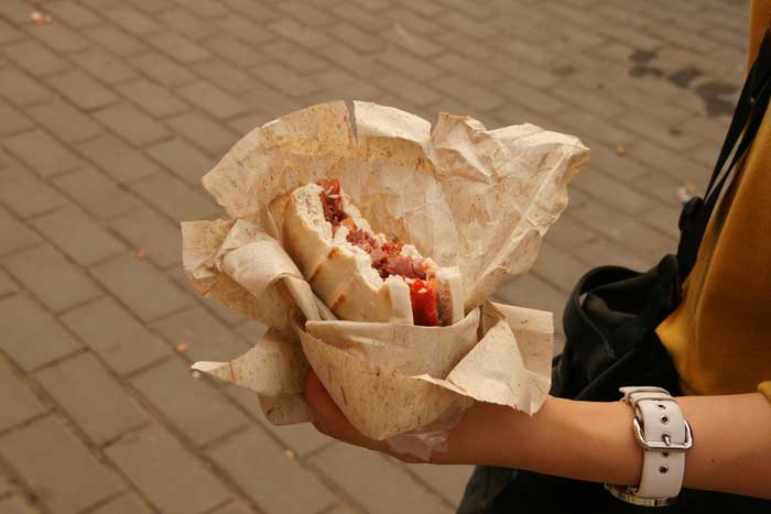 イスラム式ハンバーク